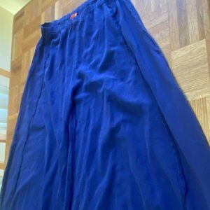 Oh My Gauze! Ultra Wide Leg Pants - L (OMG Size 2) Dark Blue